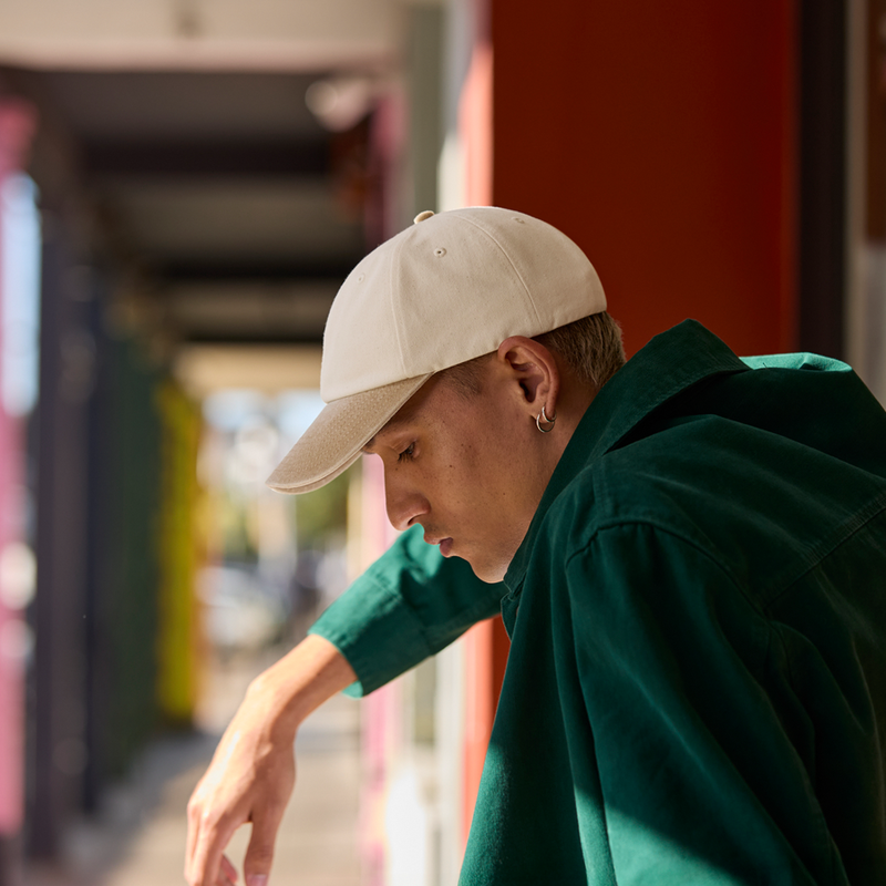 B673 Contrast Peak Low profile Vintage Cap