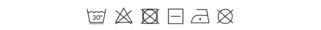 Machine Wash Warm Care Icon